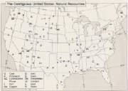 Natural Resource Map - Contiguous United States